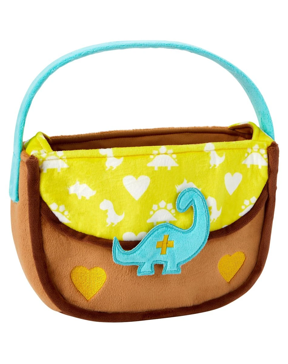 Spirit Halloween Min Plush Treat Basket - Dino Ranch 3 Spirit Halloween Min Plush Treat Basket - Dino Ranch