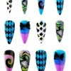 Spirit Halloween Alice Psychadeic Press On Nails -MELONHALLOW Sales 01590207 a
