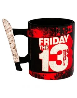 Spirit Halloween Molded Machete Handle Jason Voorhees Coffee Mug 20 oz. - Friday the 13th 5 Spirit Halloween Molded Machete Handle Jason Voorhees Coffee Mug 20 oz. - Friday the 13th -MELONHALLOW Sales 01591940 b