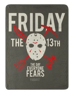 Spirit Halloween Camp Crystal Lake Fleece Blanket - Friday the 13th