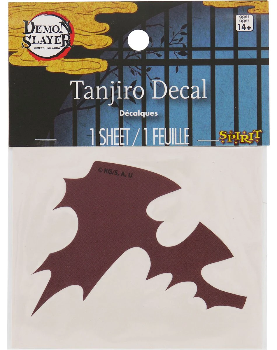 Spirit Halloween Tanjiro Kamado Decal - Demon Slayer 4 Spirit Halloween Tanjiro Kamado Decal - Demon Slayer - Image 2