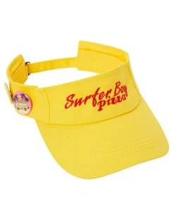 Spirit Halloween Surfer Boy Pizza Visor - Stranger Things