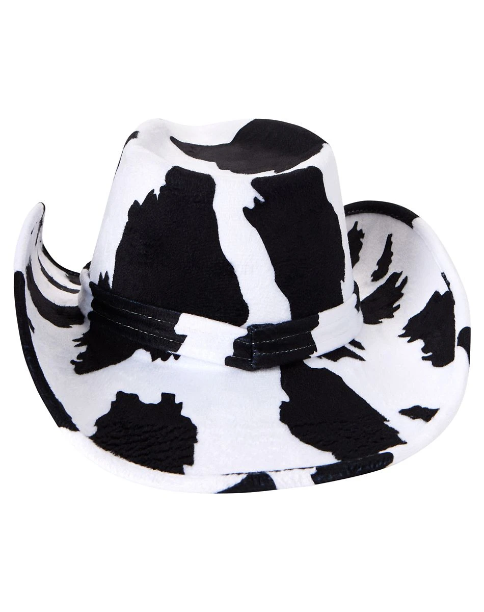 Spirit Halloween Cow Print Cowboy Hat 5 Spirit Halloween Cow Print Cowboy Hat - Image 3