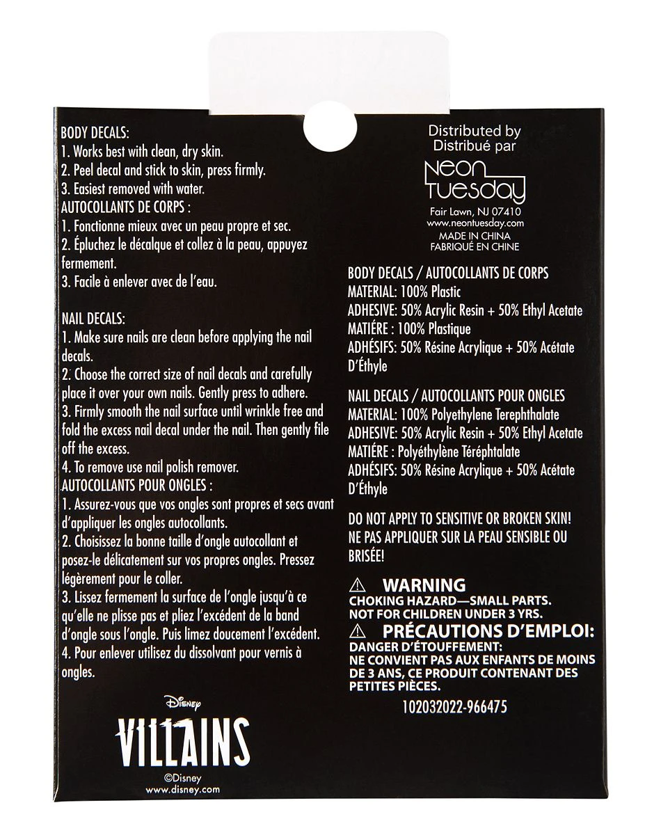 Spirit Halloween Evil Queen Decals - Disney Villains 5 Spirit Halloween Evil Queen Decals - Disney Villains - Image 3