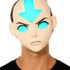 Spirit Halloween Light-Up Aang Half Mask - Avatar: The Last Airbender