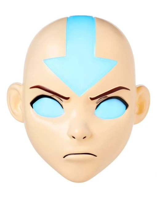 Spirit Halloween Aang Half Mask - Avatar: The Last Airbender -MELONHALLOW Sales 01603869 a