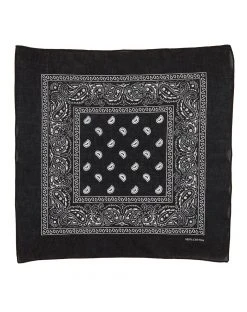 Spirit Halloween Black Paisley Bandana -MELONHALLOW Sales 03034170 b