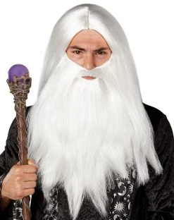 Spirit Halloween Merlin Wizard Beard and Wig