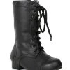 Spirit Halloween Kids Black Combat Boots 1 Spirit Halloween Kids Black Combat Boots -MELONHALLOW Sales 07153315 a