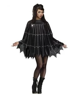 Spirit Halloween Adult Spider Web Poncho Costume