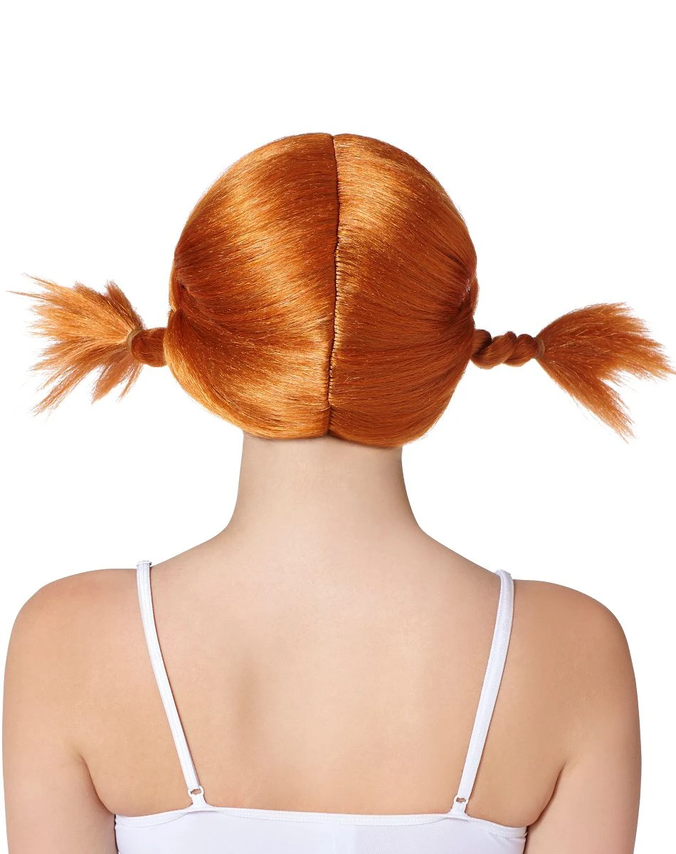 Spirit Halloween Red Wire Pigtail Wig 4 Spirit Halloween Red Wire Pigtail Wig - Image 2