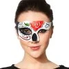 Spirit Halloween Day of the Dead Eye Half Mask -MELONHALLOW Sales 07313216 a