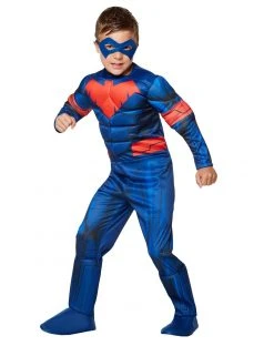 Spirit Halloween Kids Nightwing Costume Deluxe - DC Comics 8 Spirit Halloween Kids Nightwing Costume Deluxe - DC Comics -MELONHALLOW Sales 07315591 c