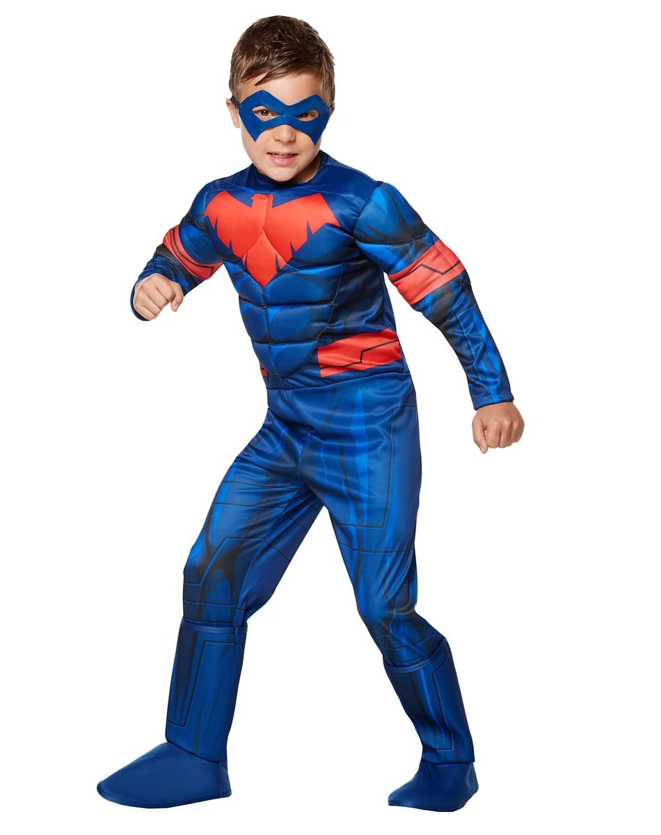 Spirit Halloween Kids Nightwing Costume Deluxe - DC Comics 5 Spirit Halloween Kids Nightwing Costume Deluxe - DC Comics - Image 3