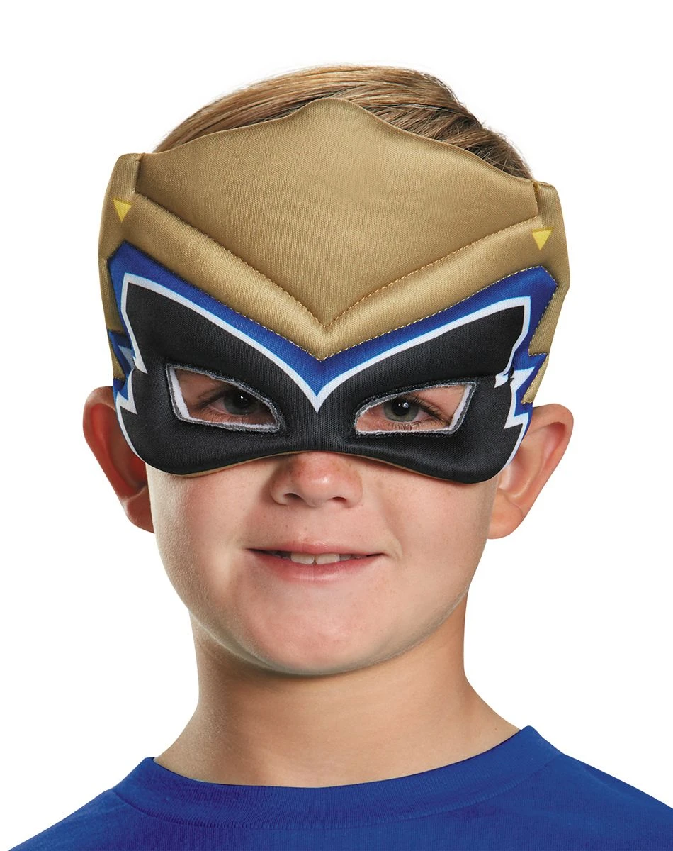 Spirit Halloween Kids Gold Puff Power Rangers Half Mask - Power Rangers Dino Charge 3 Spirit Halloween Kids Gold Puff Power Rangers Half Mask - Power Rangers Dino Charge