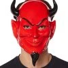 Spirit Halloween Red Devil Half Mask - Scream Queen -MELONHALLOW Sales 07353790 a
