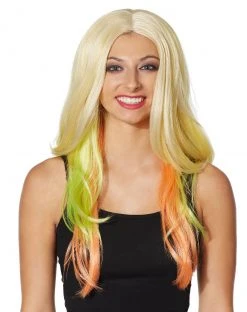 Spirit Halloween Adult Rainbow Ombre Wig
