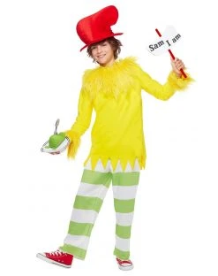 Spirit Halloween Kids Sam I Am Costume - Dr. Seuss