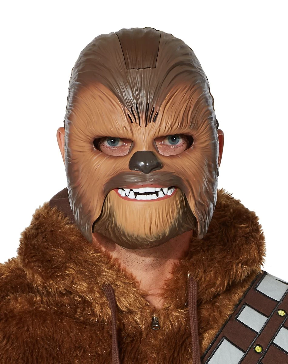 Spirit Halloween Chewbacca Voice Half Mask - Star Wars 3 Spirit Halloween Chewbacca Voice Half Mask - Star Wars