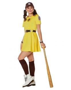 Spirit Halloween Adult Racine Belles Costume - A League of Their Own 13 Spirit Halloween Adult Racine Belles Costume - A League of Their Own -MELONHALLOW Sales 07554496 c