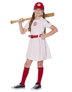 Spirit Halloween Kids Dottie Costume - A League of Their Own