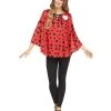 Spirit Halloween Adult Ladybug Poncho -MELONHALLOW Sales 07577737 a
