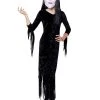 Spirit Halloween Kids Morticia Addams Costume - The Addams Family 2 -MELONHALLOW Sales 07623002 a